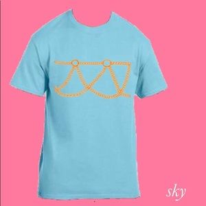 Unisex Chain Custom Handmade TShirts